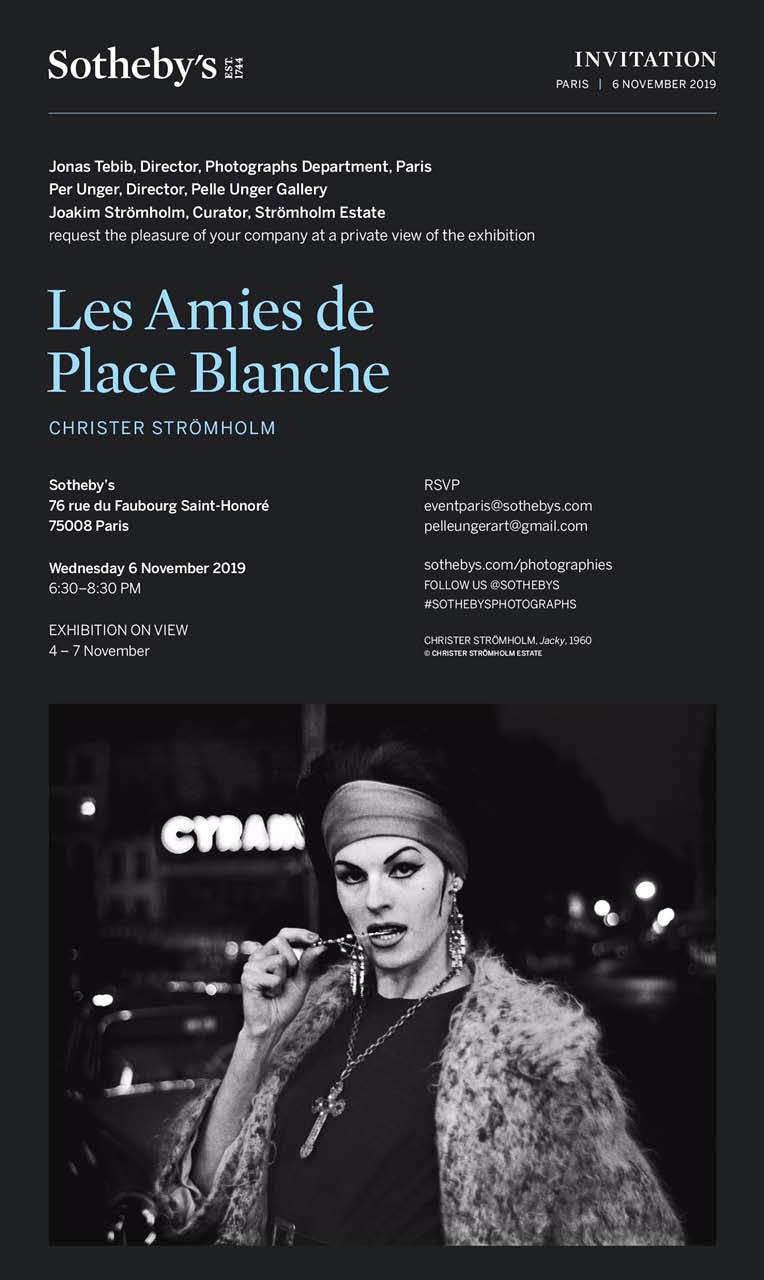 Invite to Sothebys, Paris 2019